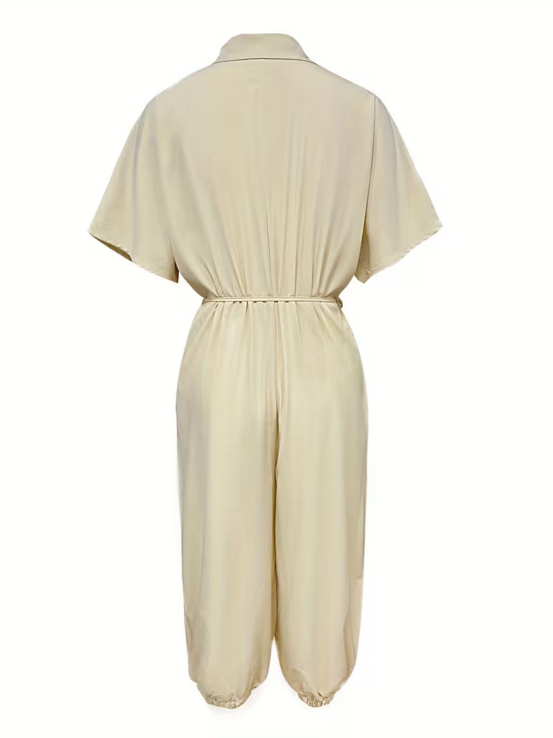 Bellamy™ | Elegant Button Front Jumpsuit
