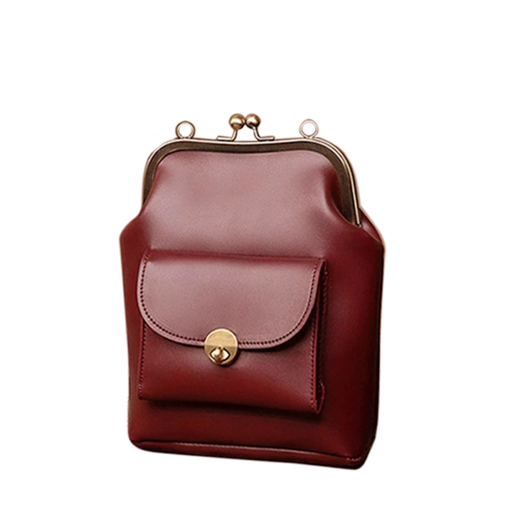 Retro Chic Vintage Kiss-Lock Handbag