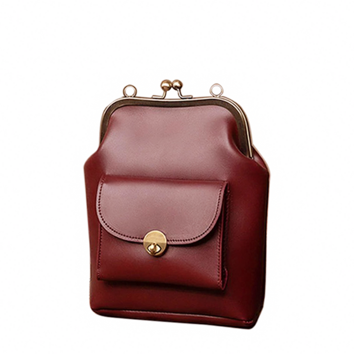 Retro Chic Vintage Kiss-Lock Handbag