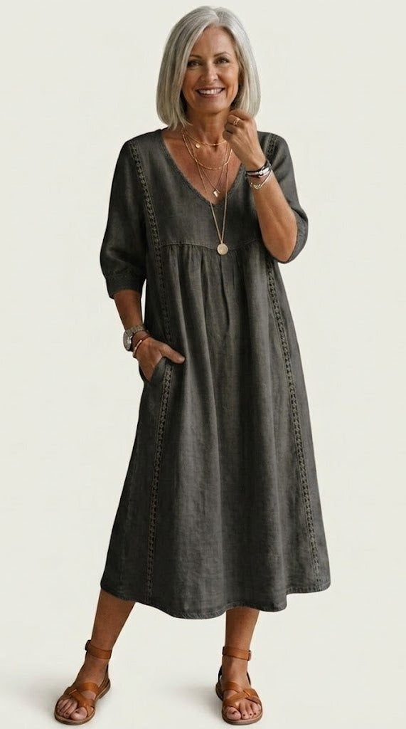 Juliette - Elegance A Line Maxi Dress