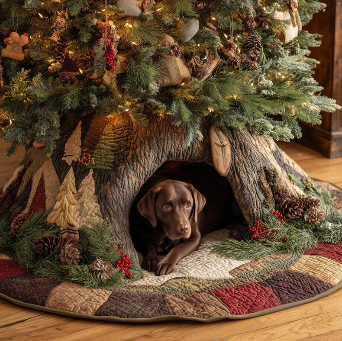 Meraud™ | Labrador Woods Quilted Tree Skirt