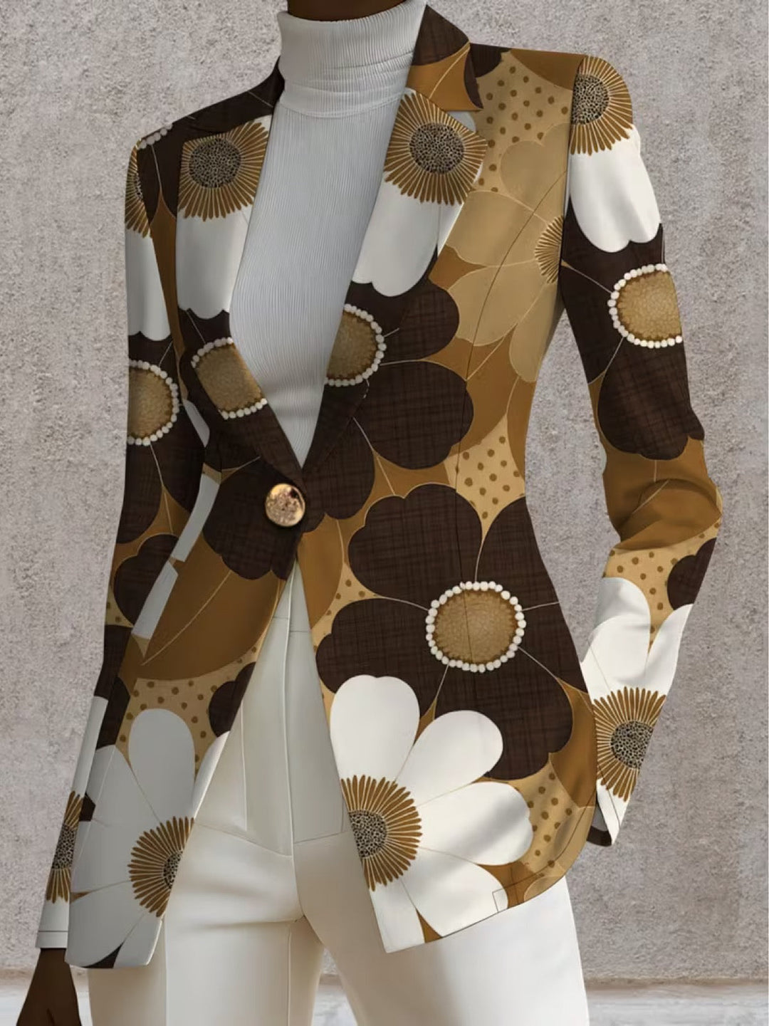 Lilibeth | Daisy Print Blazer