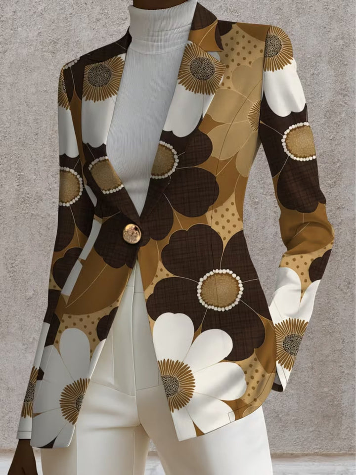 Lilibeth | Daisy Print Blazer