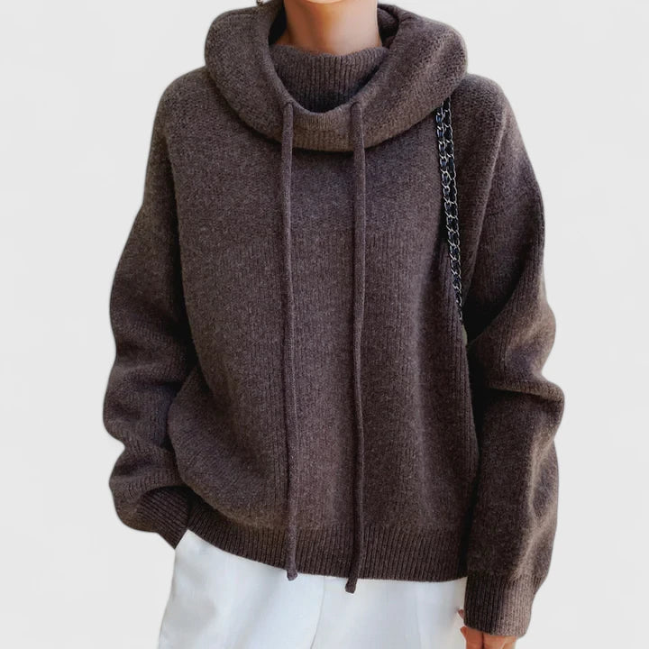 Deanna | Fluffy Drawstring Hoodie