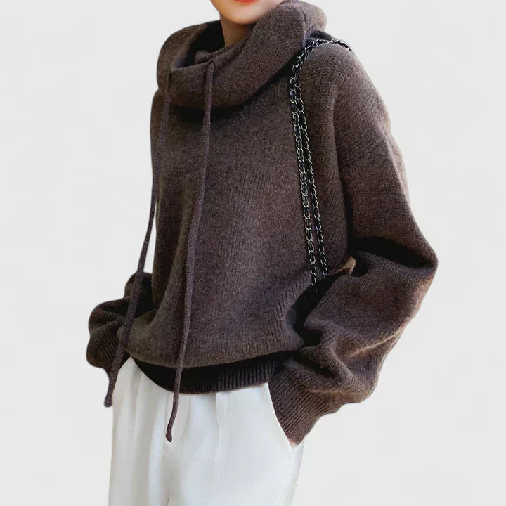 Deanna | Fluffy Drawstring Hoodie