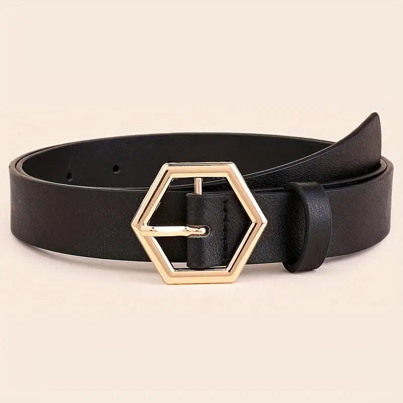 Elegant Fine Line - Classic Women's Genuine Leather Belt