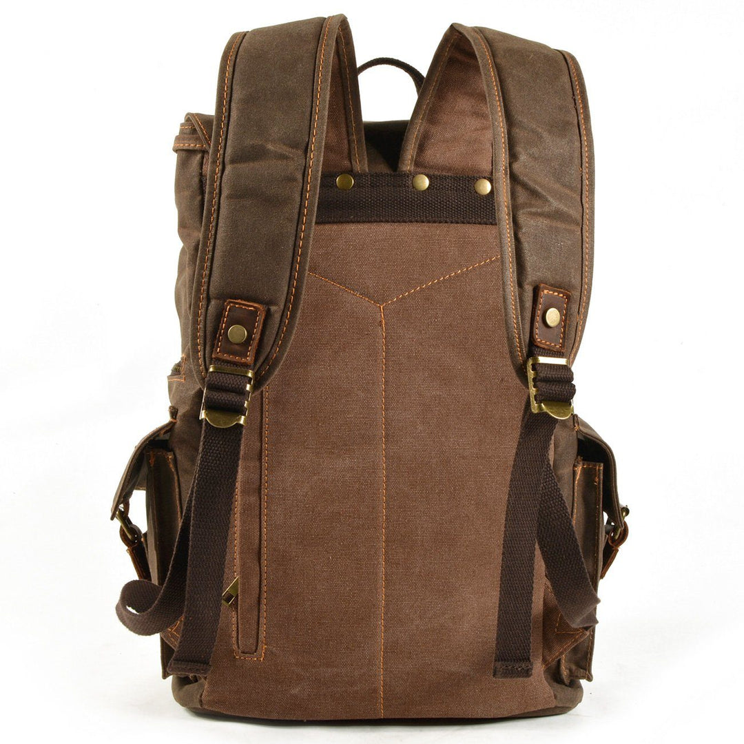 Brian - Spacious Canvas Backpack