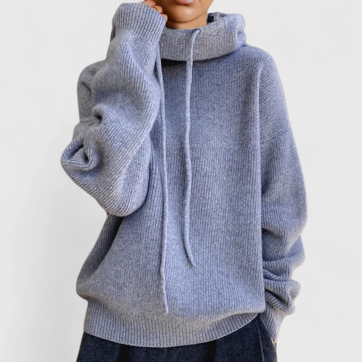 Deanna | Fluffy Drawstring Hoodie