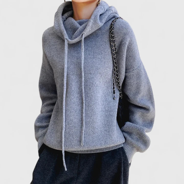 Deanna | Fluffy Drawstring Hoodie