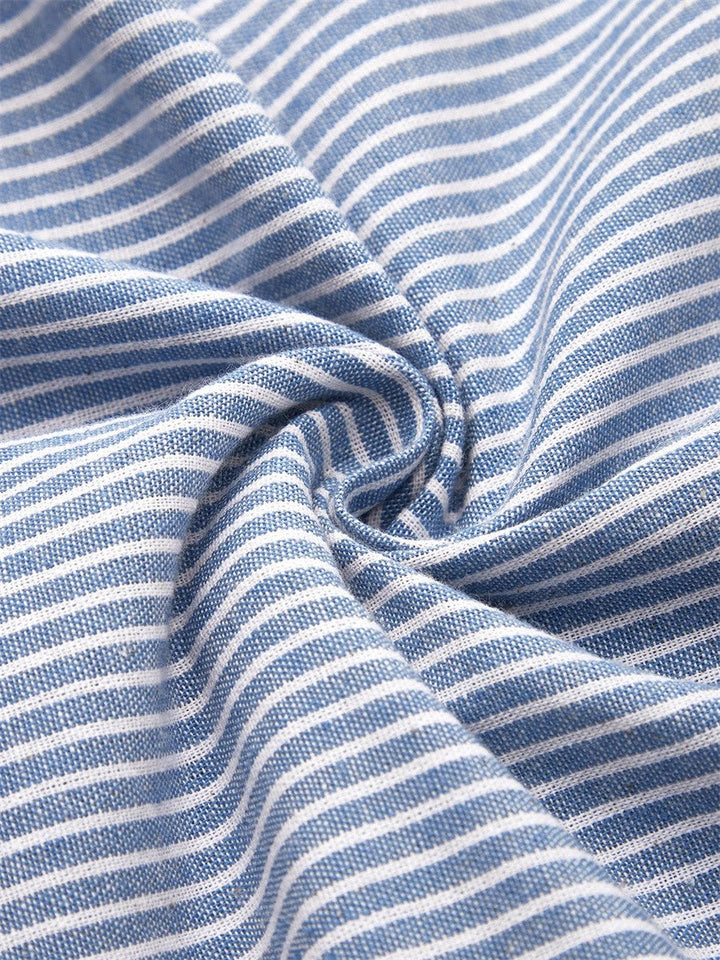 Brienne | Striped Midi Dress