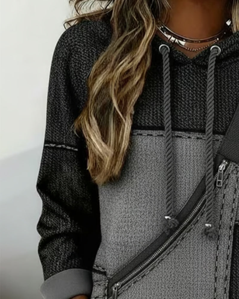 Henny | Colour-Block Hoodie