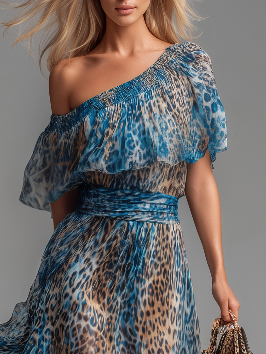 Oralie™ | Off-Shoulder Ruffle Maxi Dress