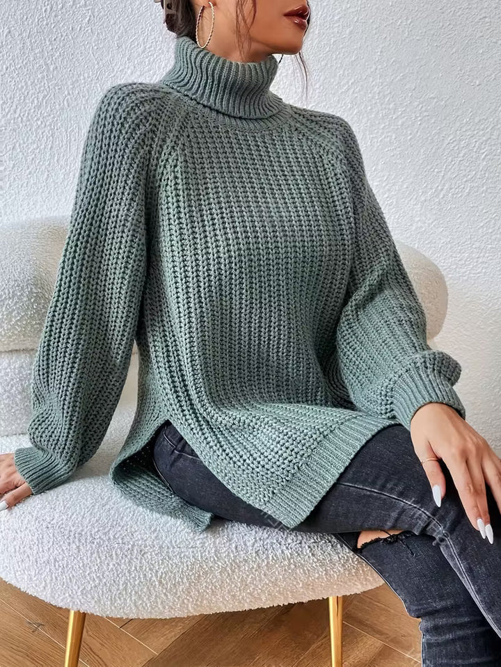 Zena | Chunky Rib Turtleneck