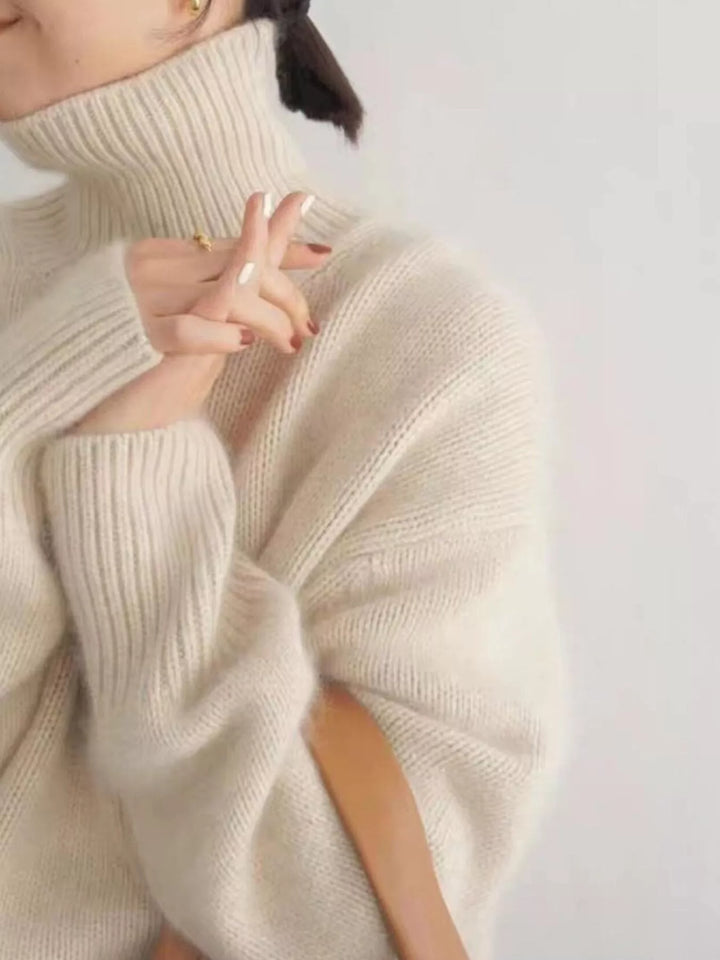 Cordelia | Turtleneck Dropped Shoulder Sweater