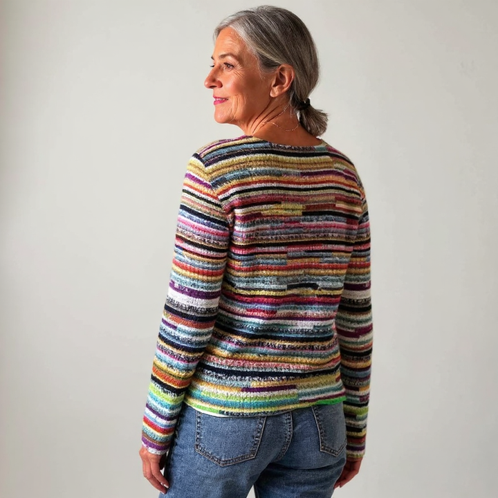 Scarlett | Retro Icelandic Knit Sweater