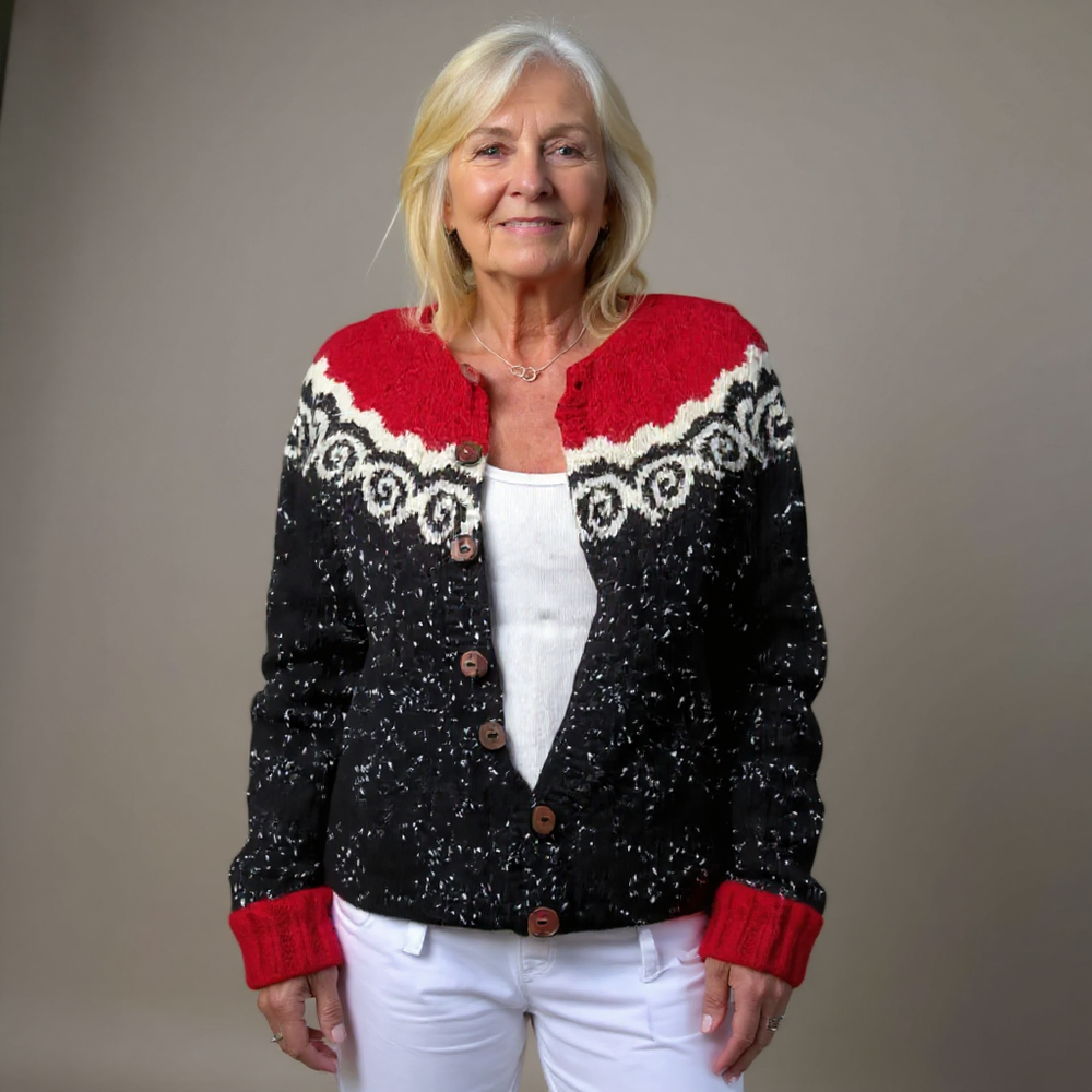 Taylor | Retro Island Knit Sweater