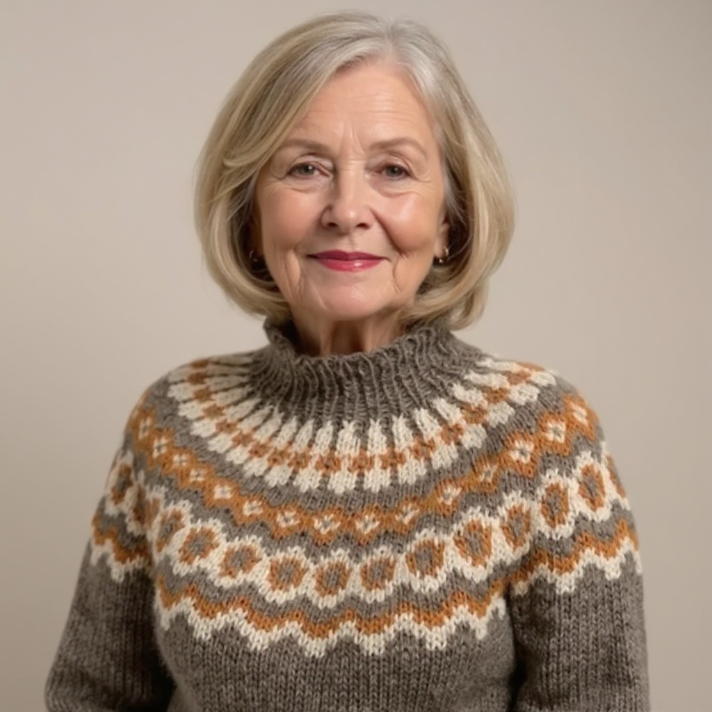 Amara | Classic Icelandic Knit Sweater