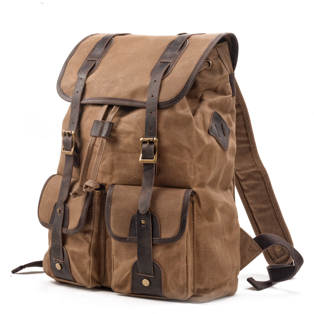 Marcus - Durable Canvas Travel Backpack for Adventurers