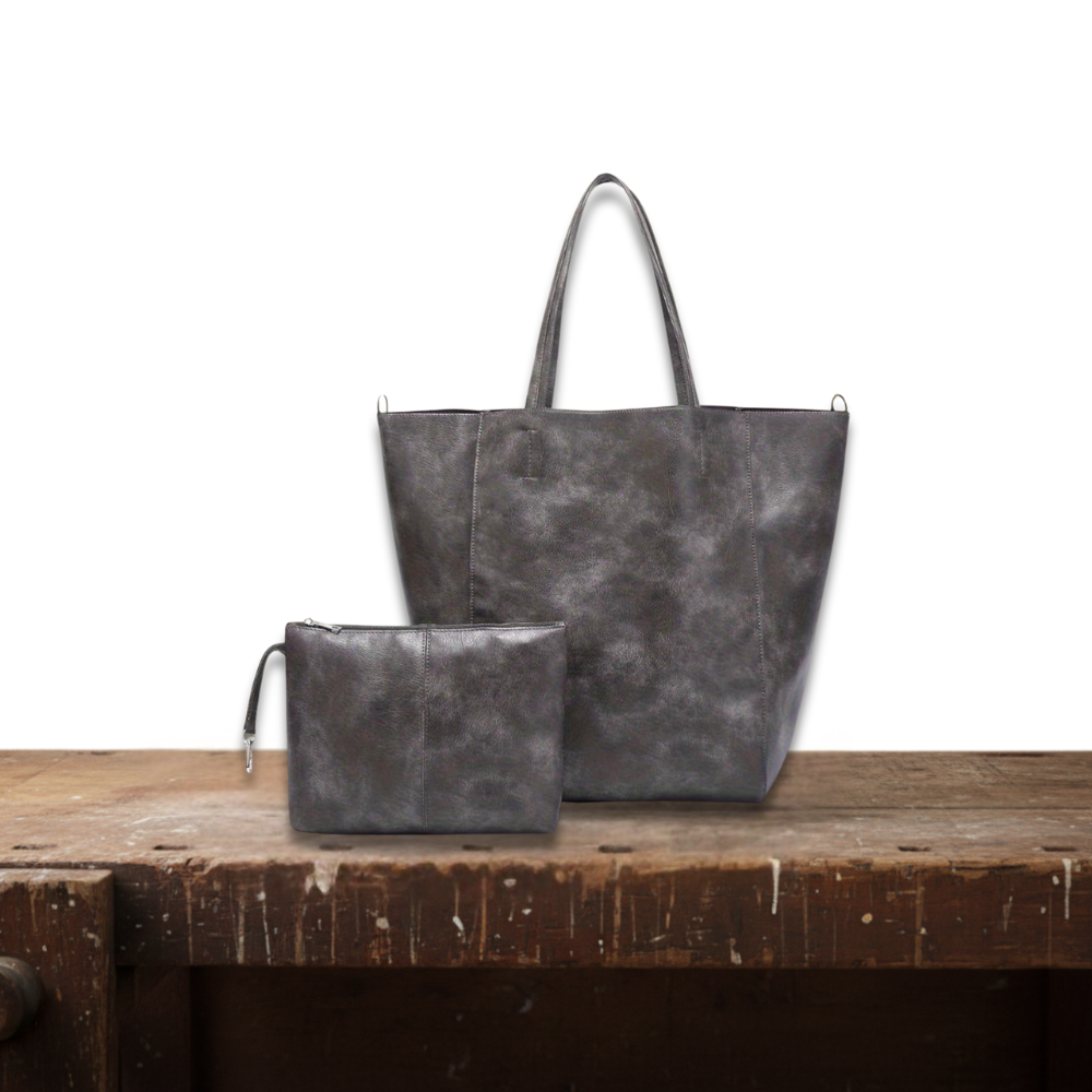 Lesley | Tote With Matching Pouch
