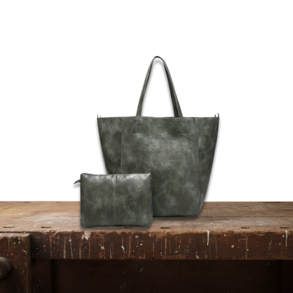 Lesley | Tote With Matching Pouch