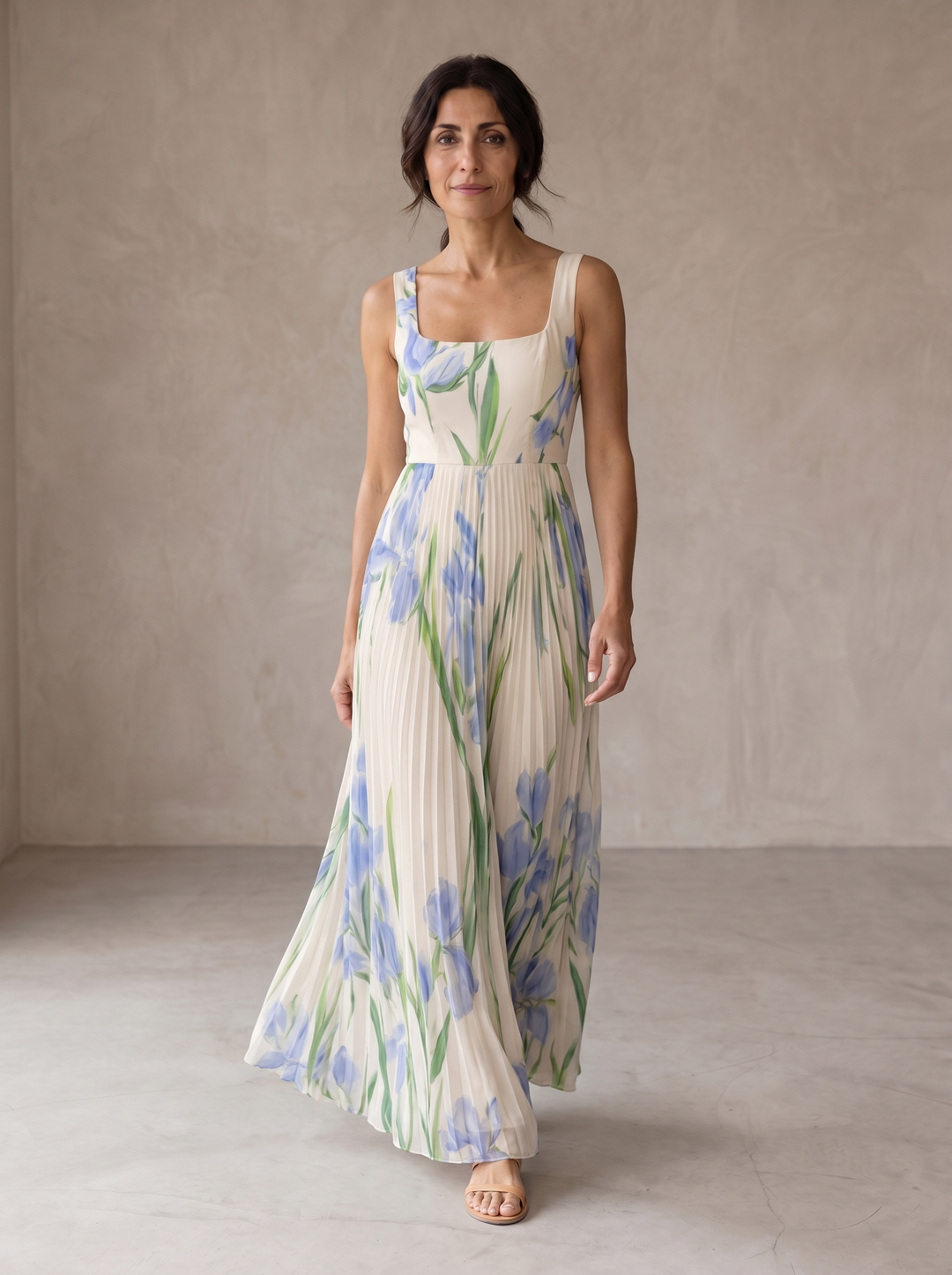 Oriah | Floral Maxi A-Line Dress