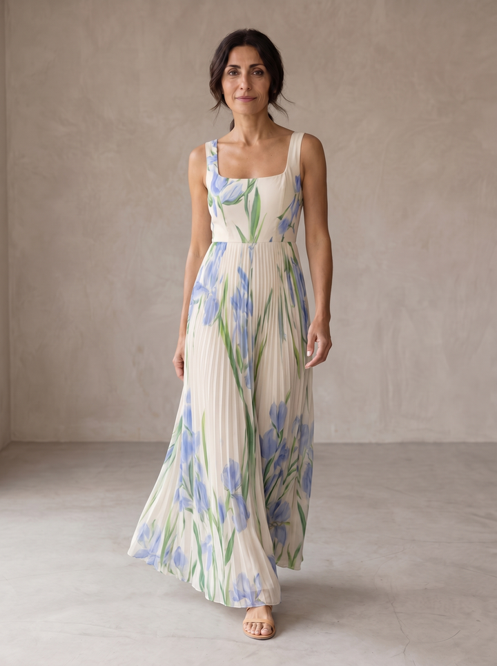 Oriah | Floral Maxi A-Line Dress