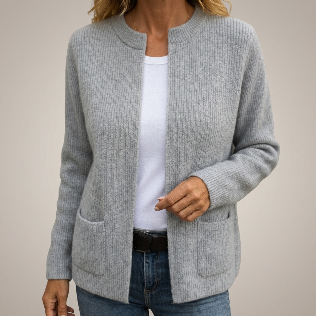 Meredith™ | Cosy Zip-Front Cardigan