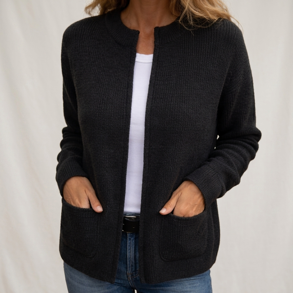 Meredith™ | Cosy Zip-Front Cardigan