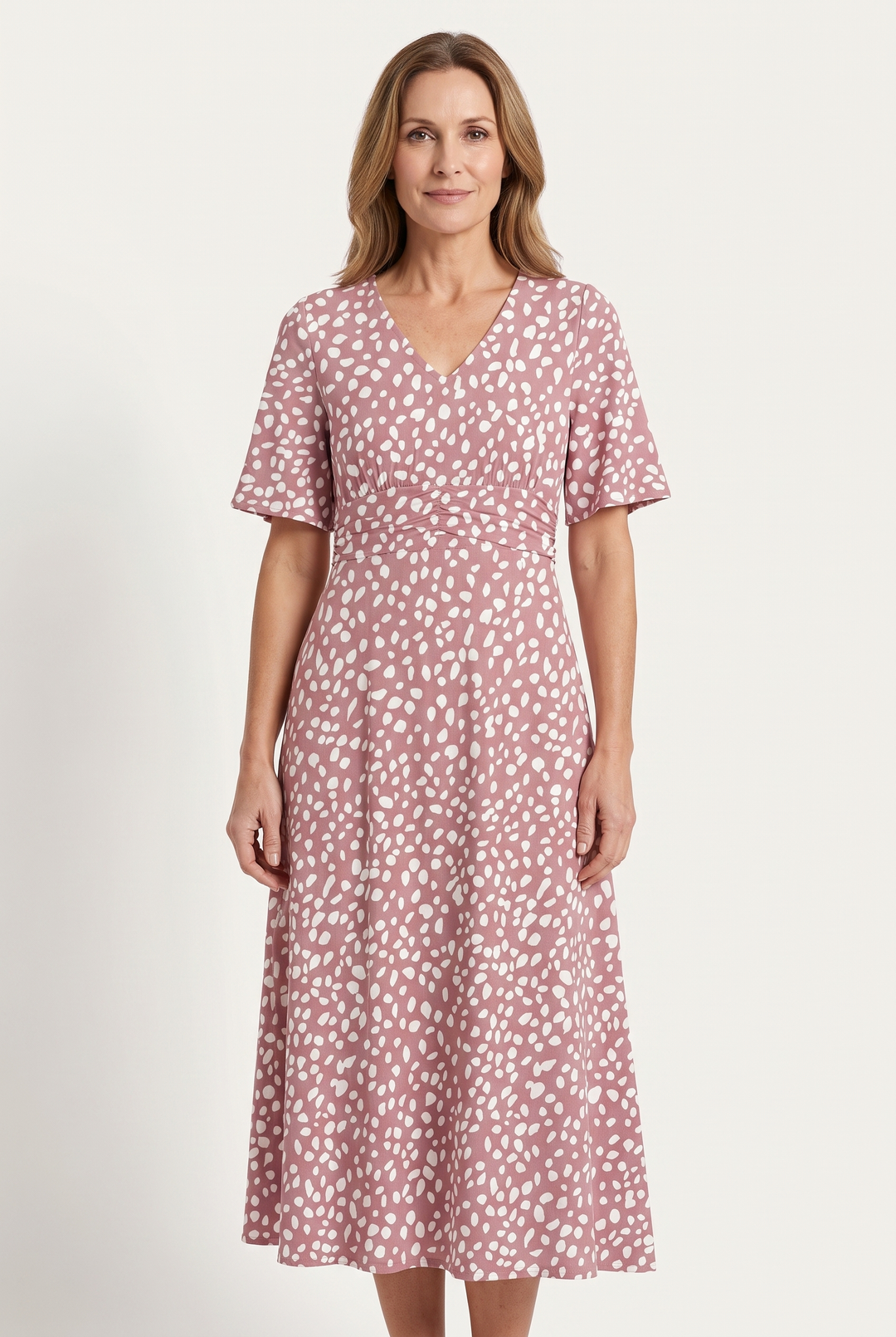 Rosemary | Empire Waist Midi Dress