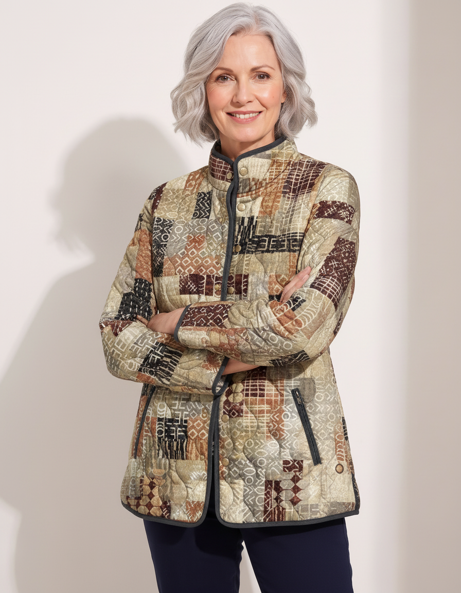 Sorrel | Folk Patchwork Quilted Jacket
