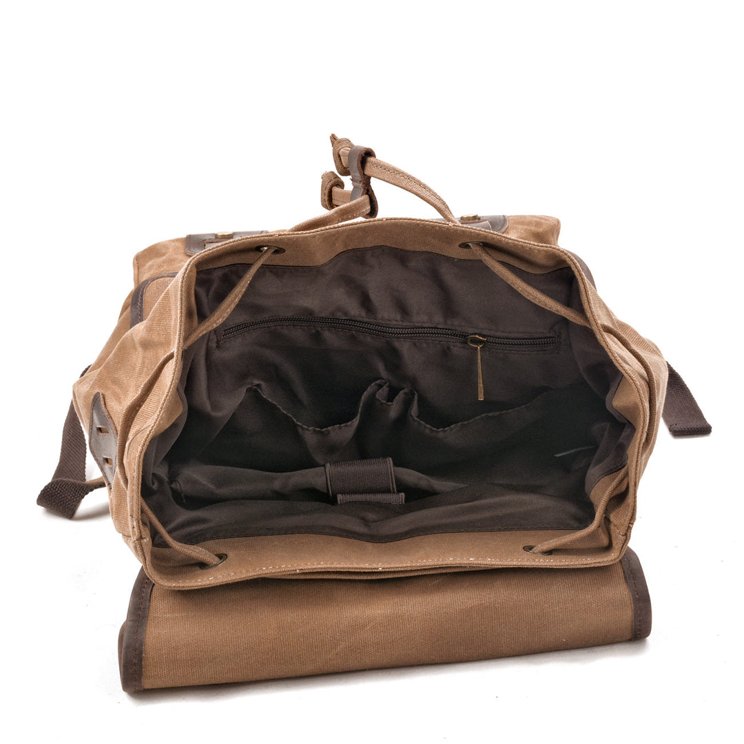 Marcus - Rugged Canvas Travel Backpack
