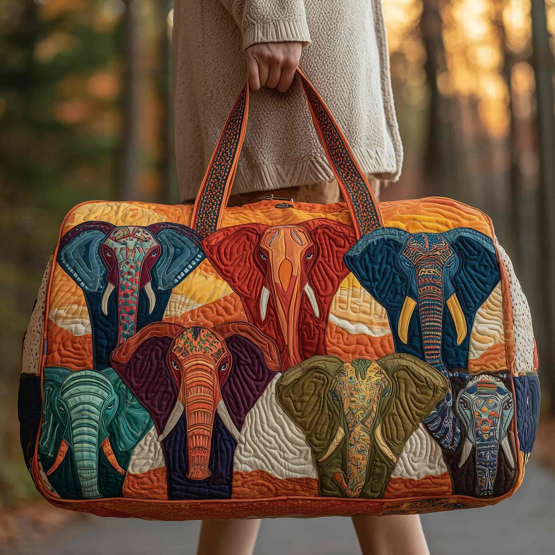 Bathilde™ | Elephant Quilted Weekend Bag