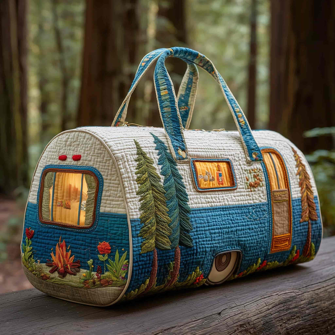 Idony™ | Camping Trailer Quilted Weekend Bag