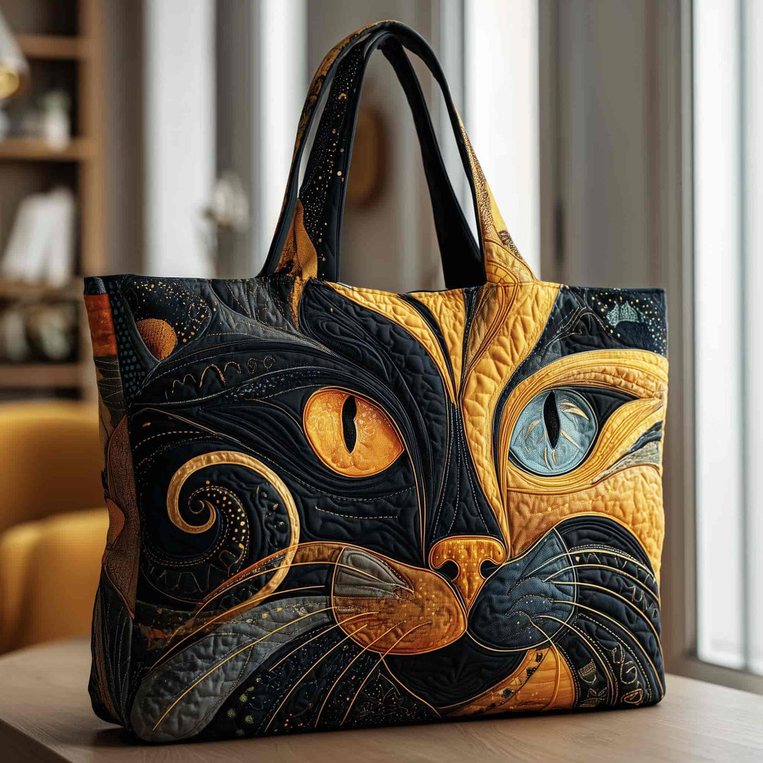Laurentia™ | Catitude Quilted Tote Bag