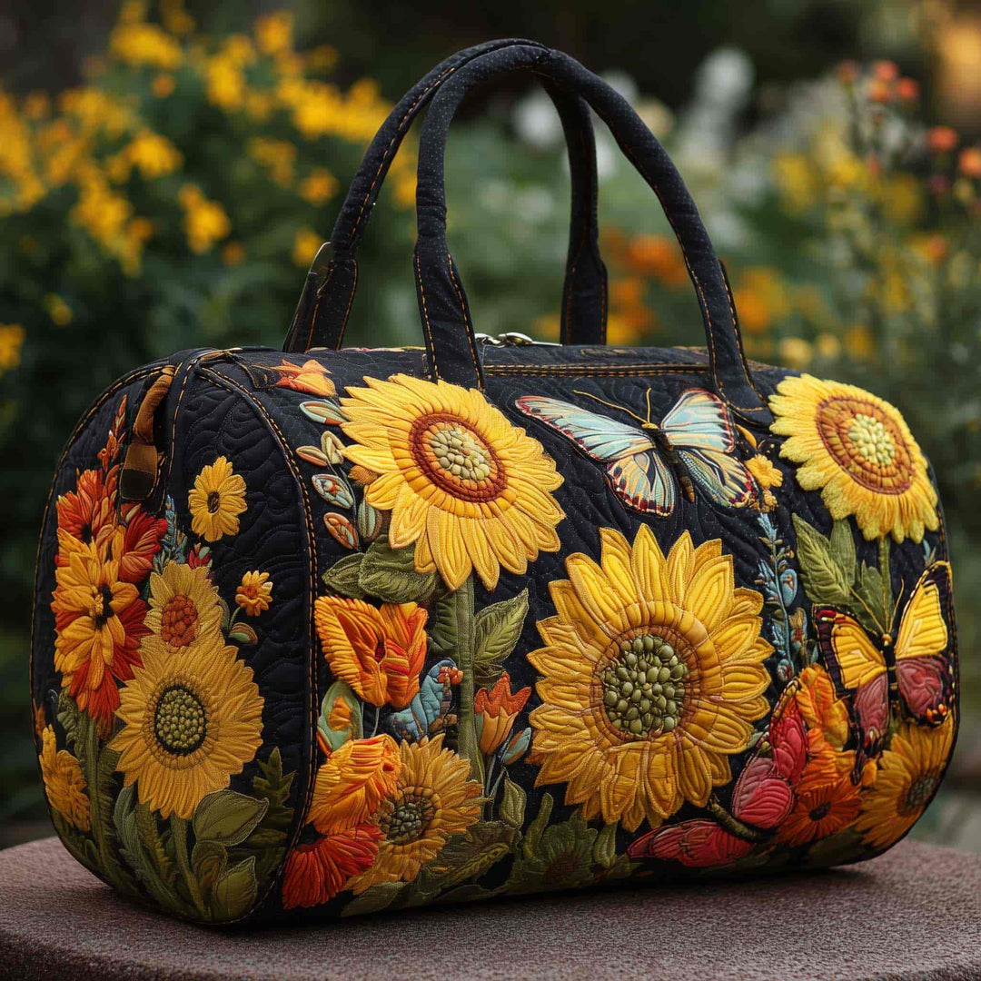 Vesta™ | Sunflower Garden Quilted Weekend Bag