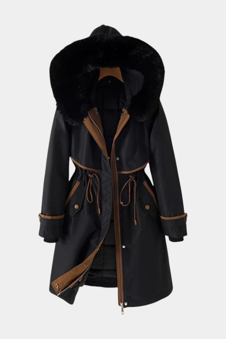 Deyanira Long Waterproof Faux Fur-Lined Parka