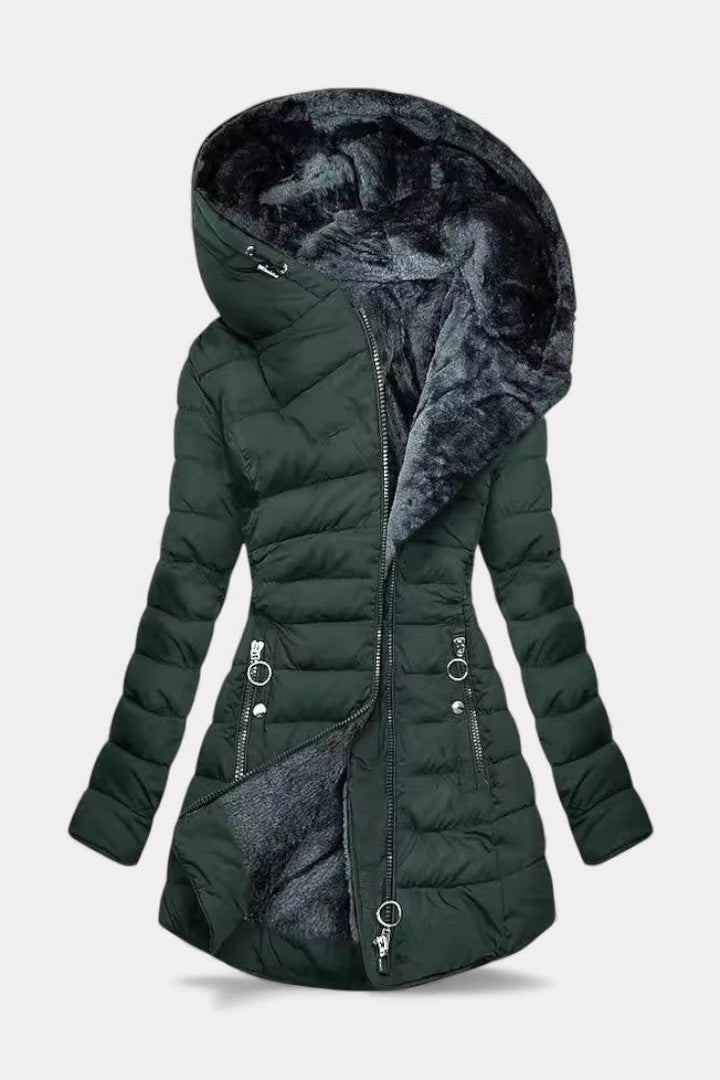 Cibèle Classic Cozy Fur Coat - Elegant and Timeless