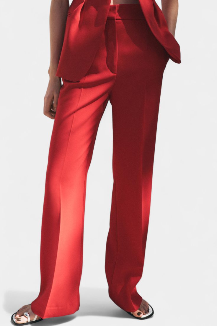 Carlen Belted Gilet and Wide-Leg Pant Set