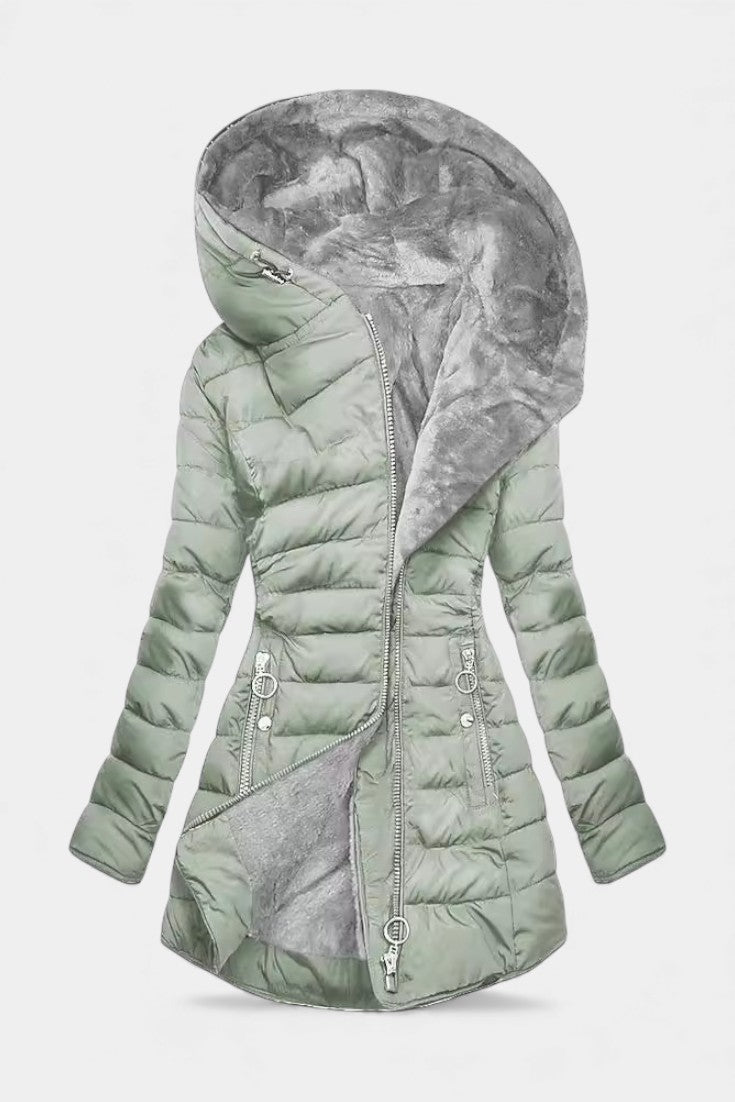 Cibèle Classic Cozy Fur Coat - Elegant and Timeless