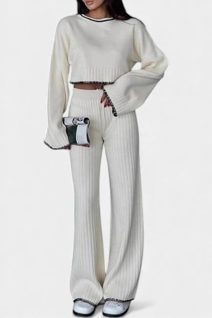 Iléna Two-Piece Minimalist Knit Set