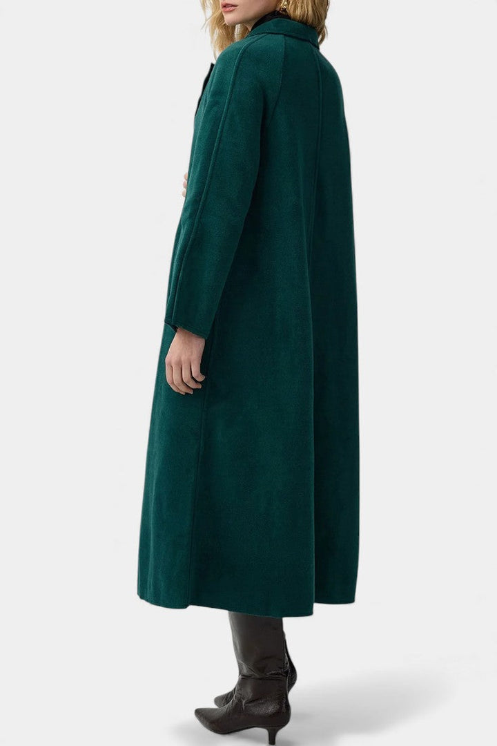 Padmé Long Crossed Jacket featuring Notched Lapels