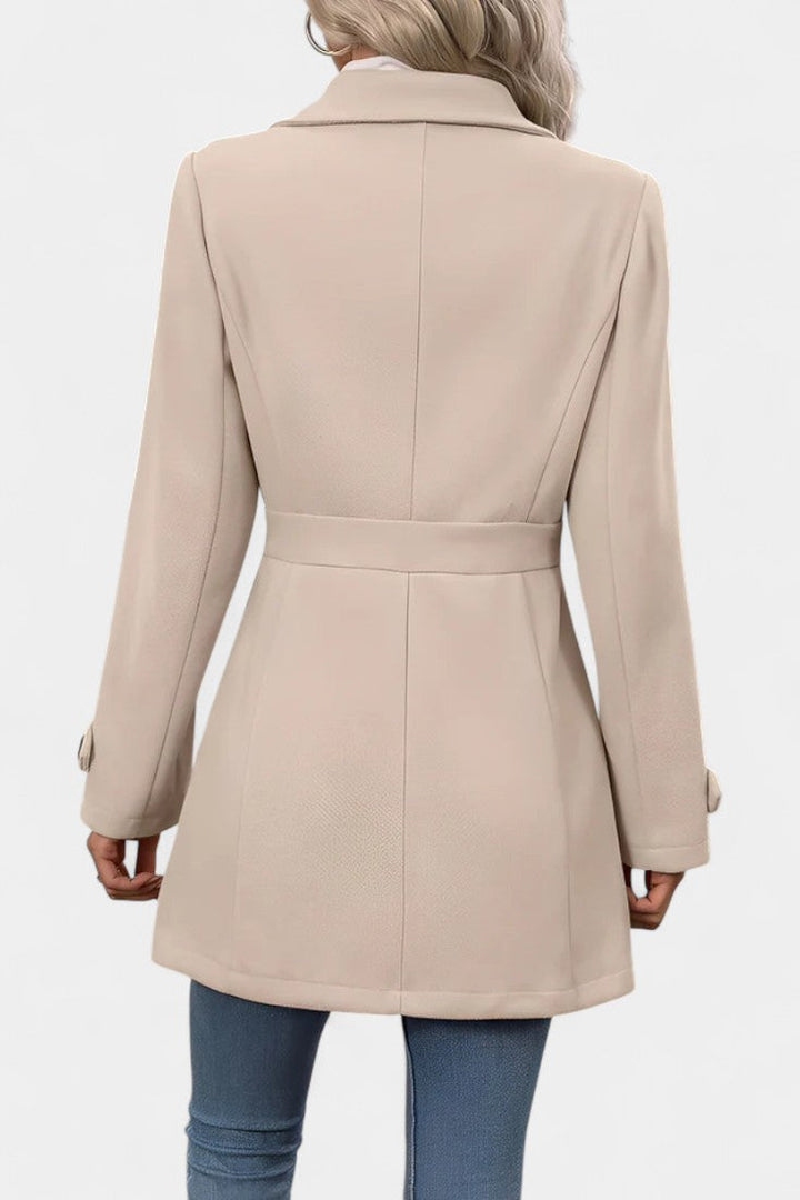 Cléophée Lapel Jacket with Button Closure