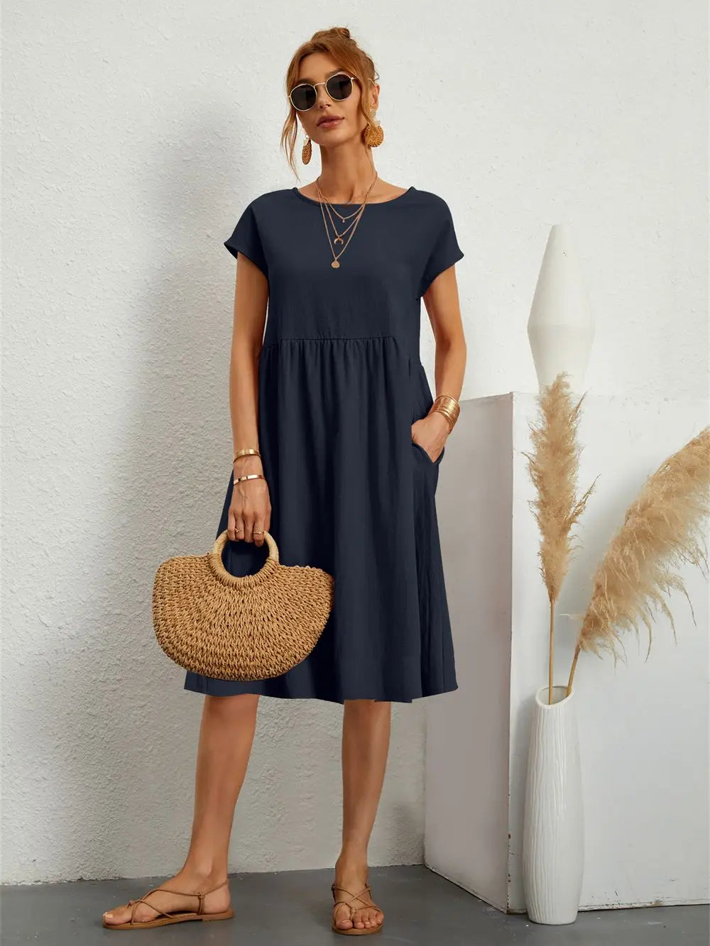 Emelda™ | Casual Summer Pocket Dress