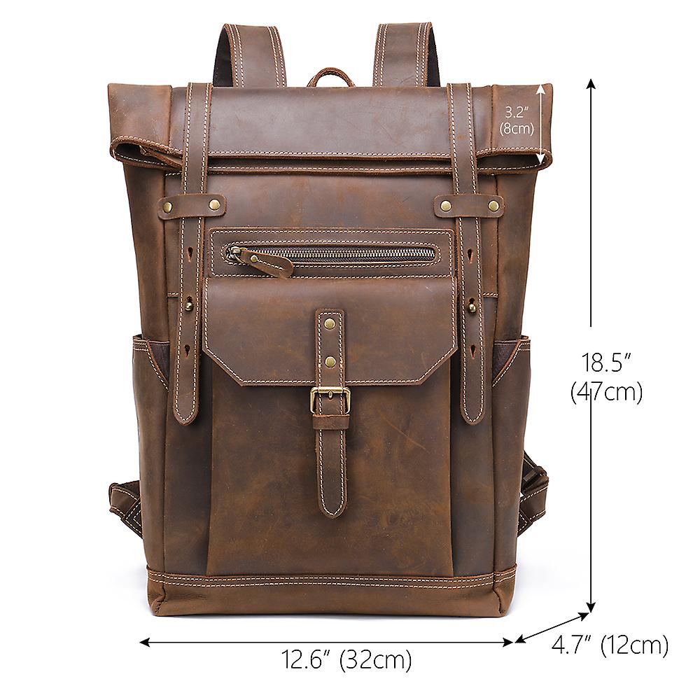 Larry - Men's Vintage Leather Backpack