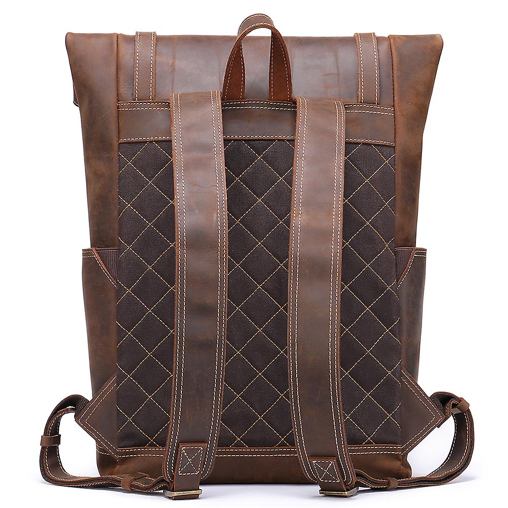 Larry - Vintage Leather Backpack for Men