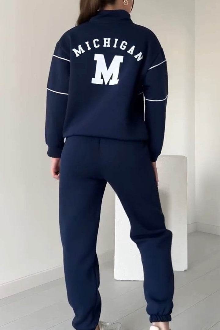 Clodagh | Varsity Sweater and Jogger Set