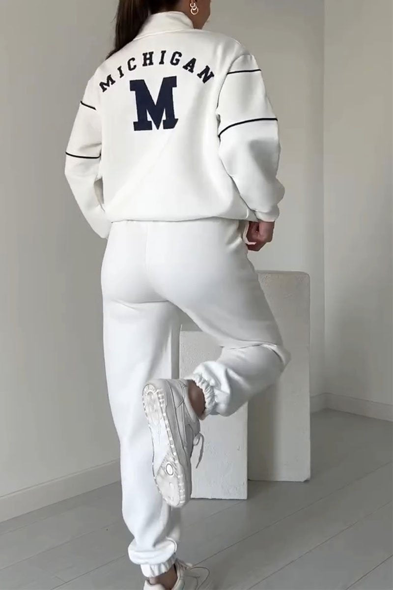 Clodagh | Varsity Sweater and Jogger Set