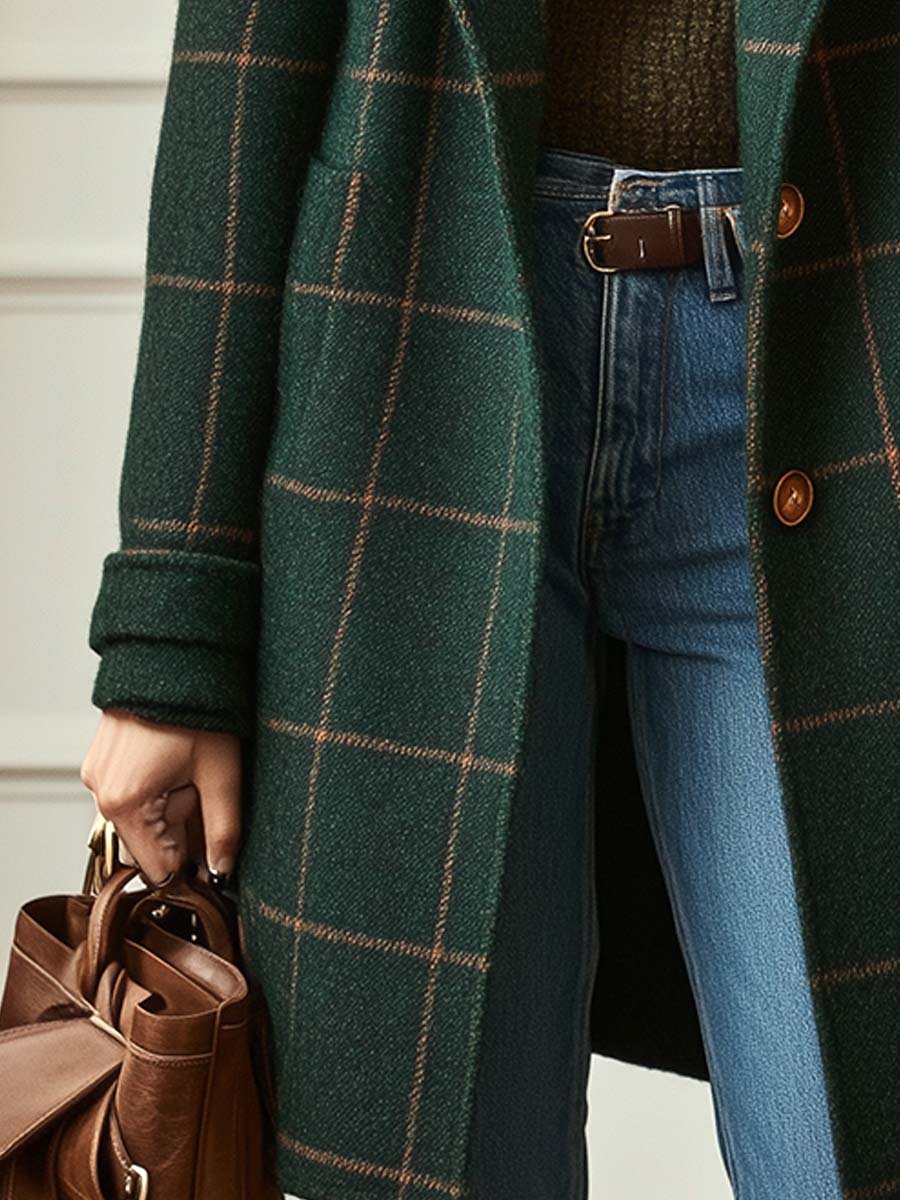 Margarita™ | Checked Winter Coat