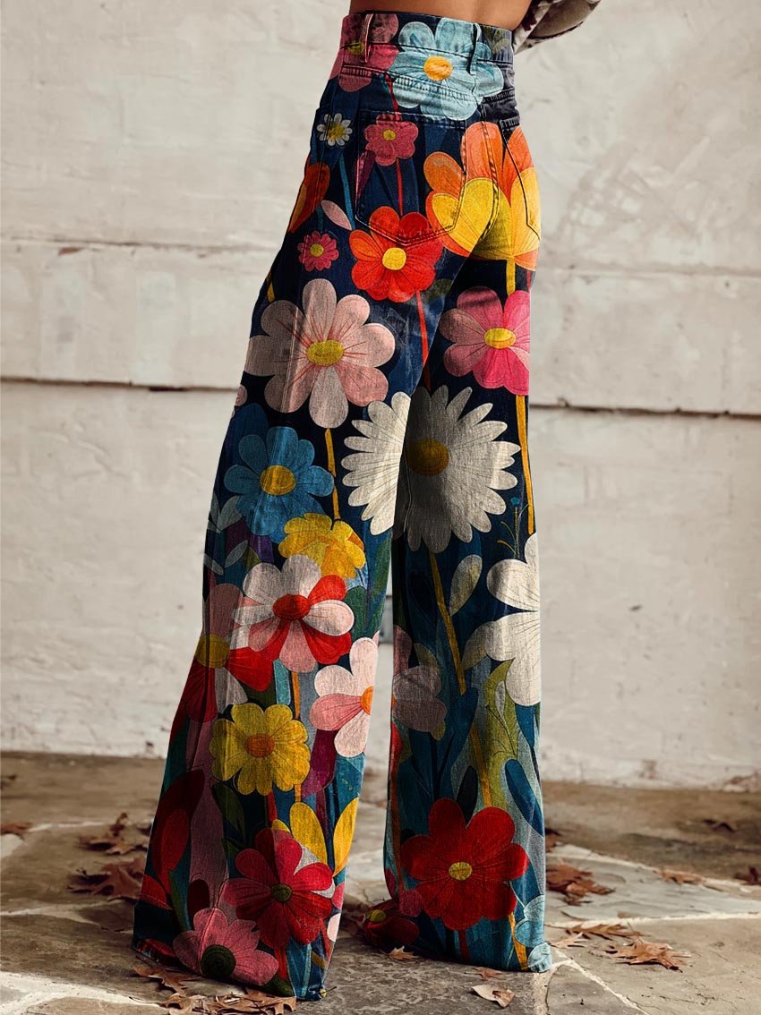 Poppy | Vintage-Inspired Wide-Leg Trousers