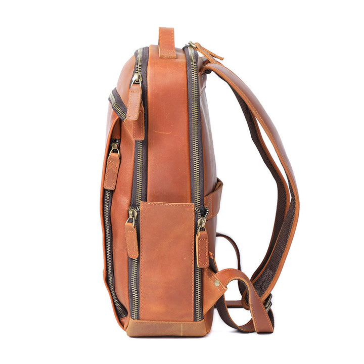 Andrew - Men's Leather Laptop Backpack